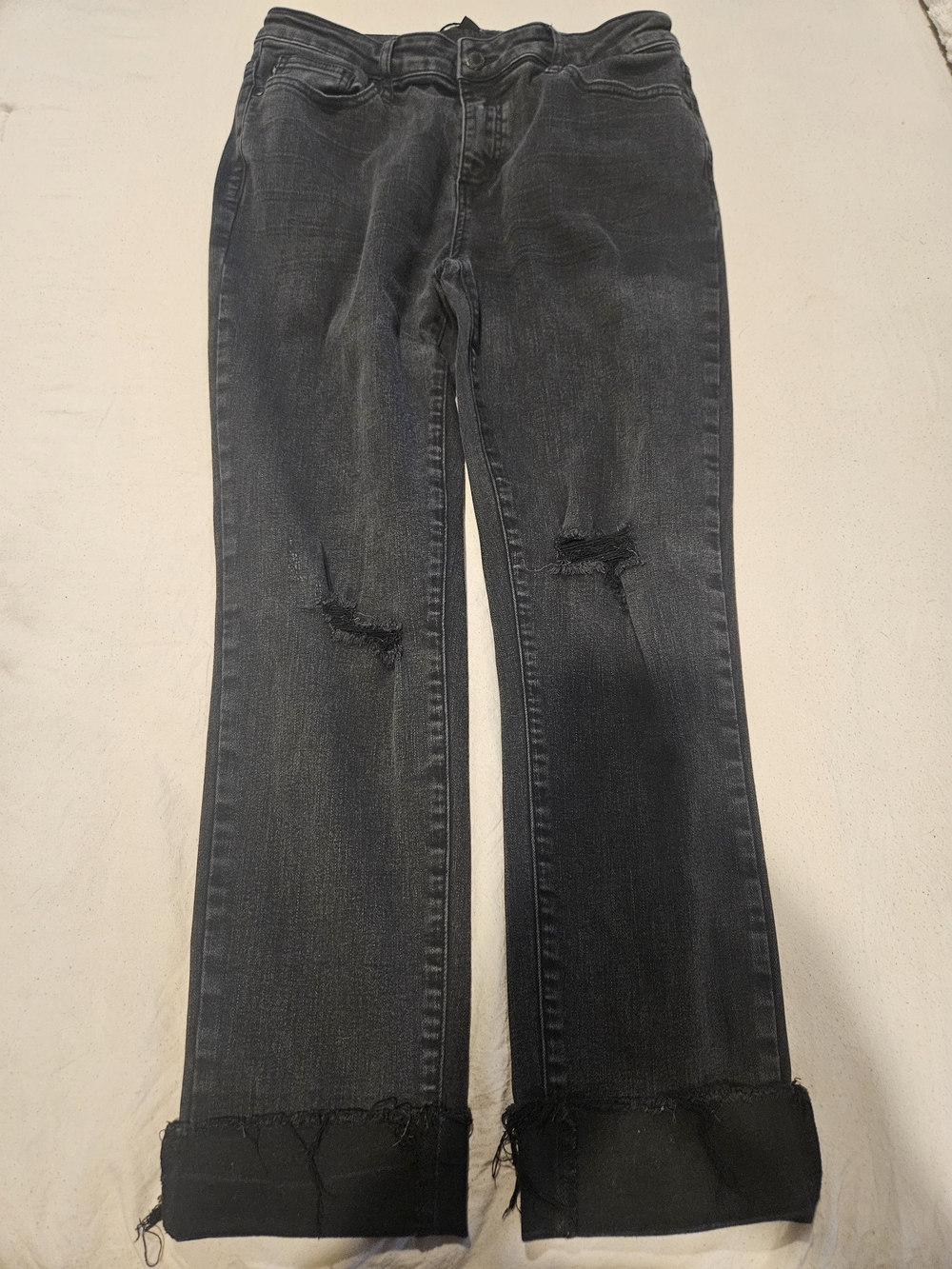 Judy Blue Black Distressed Jeans SIZE 11